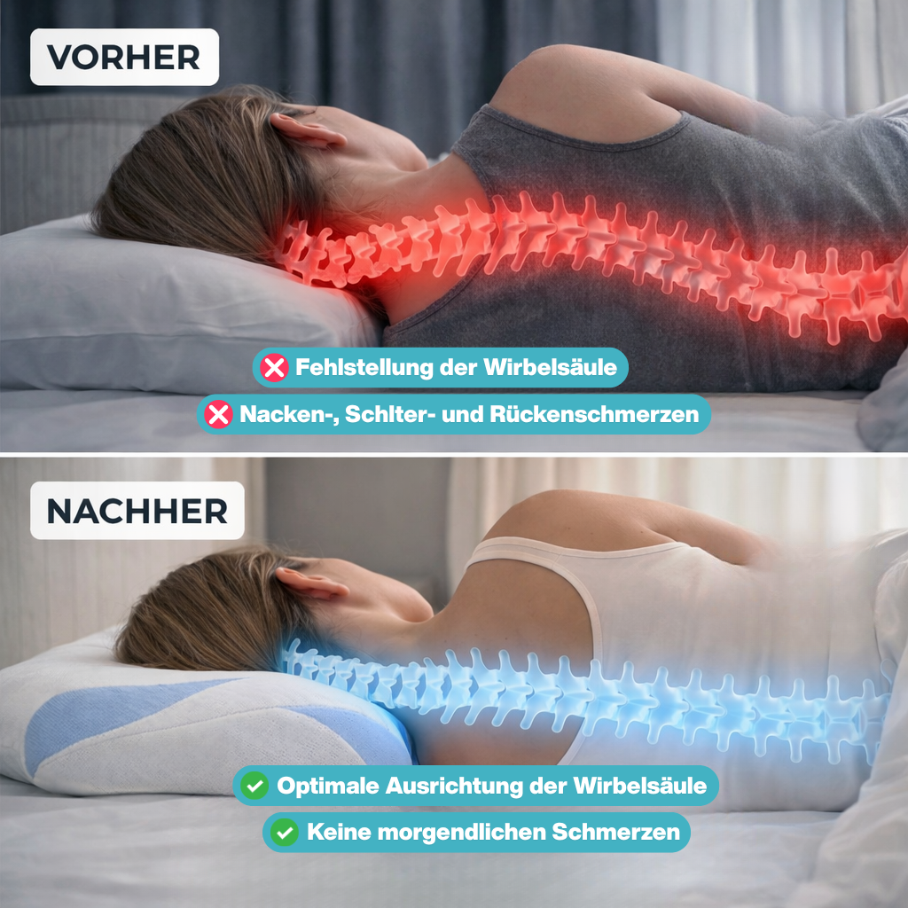 Dreamuno Kissen - Endlich schmerzfrei aufwachen
